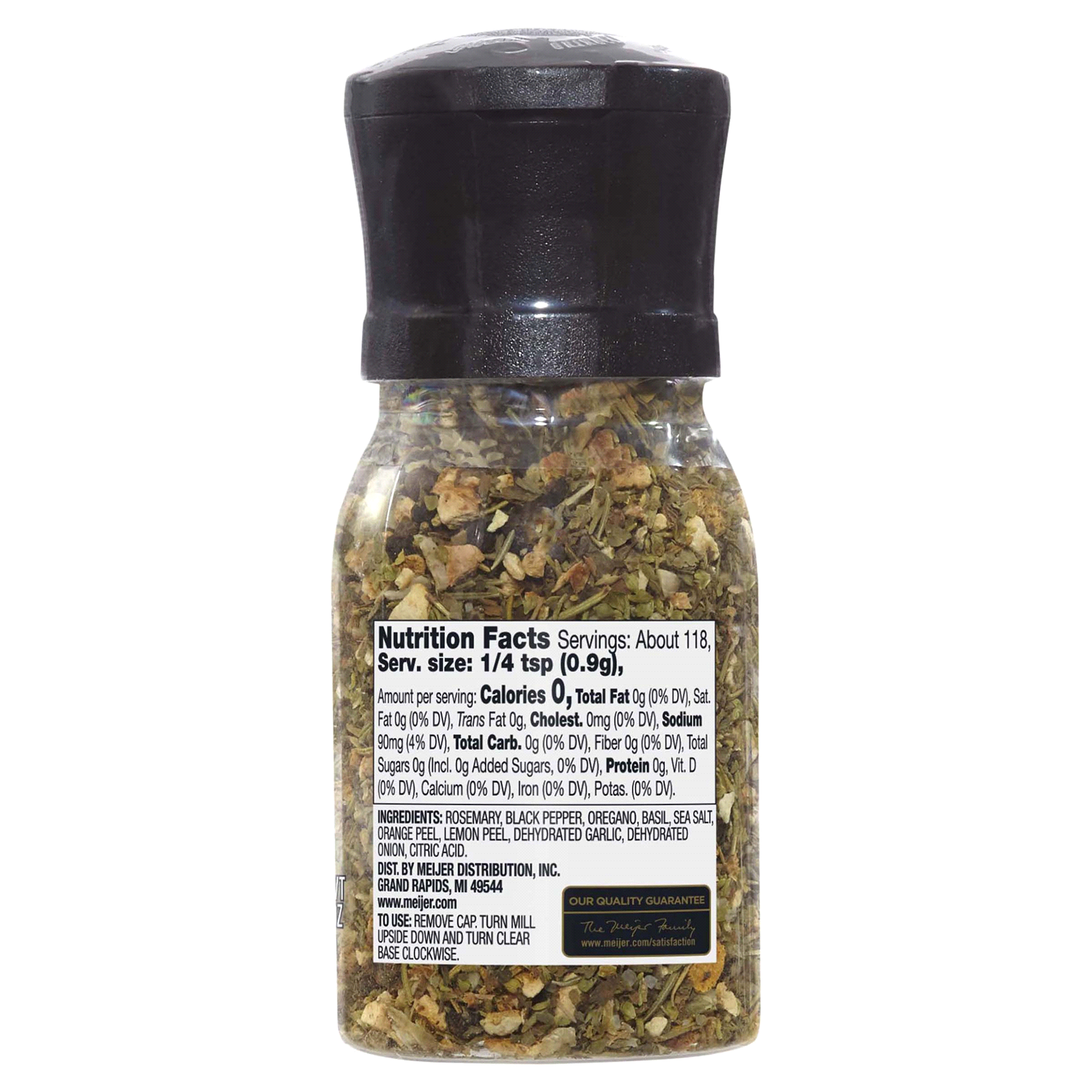 slide 3 of 3, FREDERIKS BY MEIJER Frederik's by Meijer Chicken & Poultry Seasoning Grinder, 3.75 oz