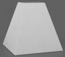 Room & Retreat RR rPET WHITE ACCENT SQUARE SHADE