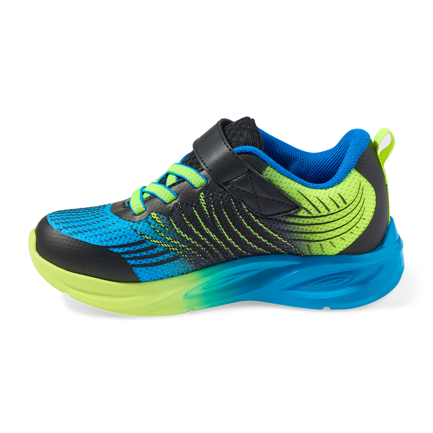 slide 4 of 6, Vively Boy Turbo 3 Athletic Shoe, Multi, Size 13, Size 13