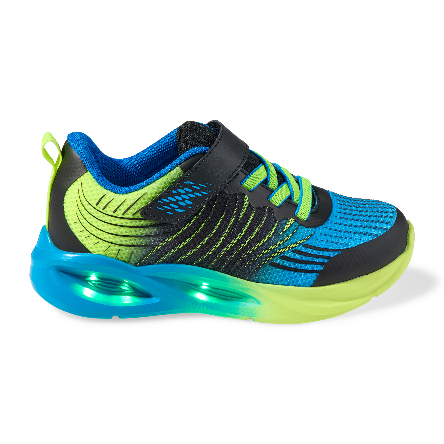 slide 5 of 6, Vively Boy Turbo 3 Athletic Shoe, Multi, Size 1, Size 1