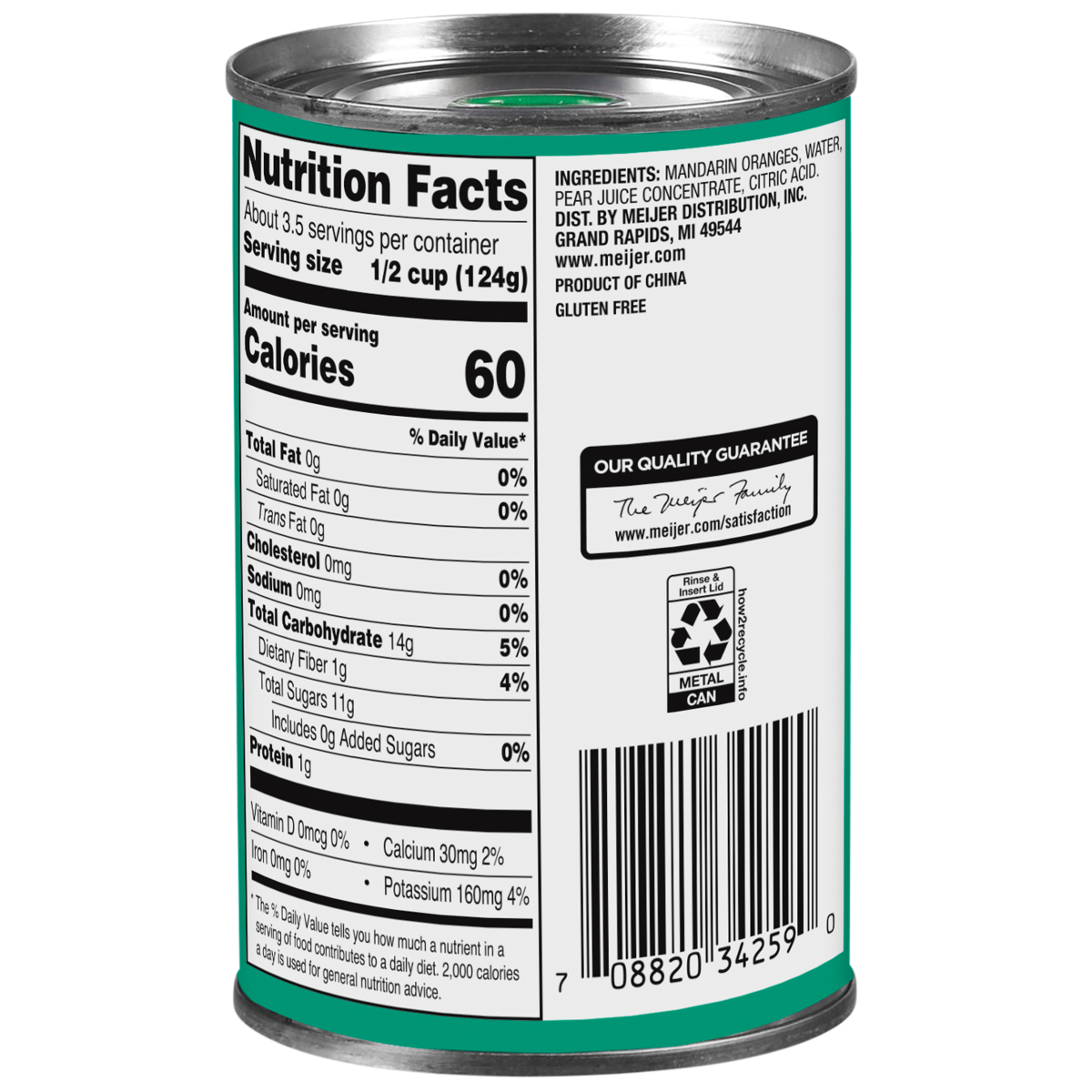 slide 2 of 2, Meijer Mandarin Oranges in Fruit Juice - 15 oz, 15 oz