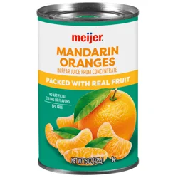 Meijer Mandarin Oranges in Fruit Juice - 15 oz