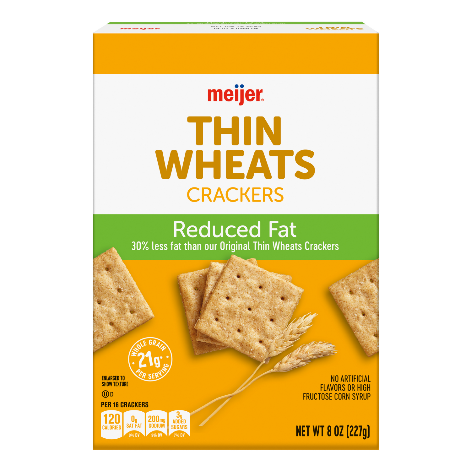 slide 1 of 8, Reduced Fat Thin Wheat Crackers, 8.5 Oz, 8.5 oz