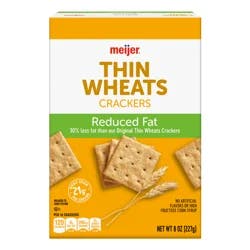 MEIJER REDUCED FAT THIN WHEAT CRACKERS