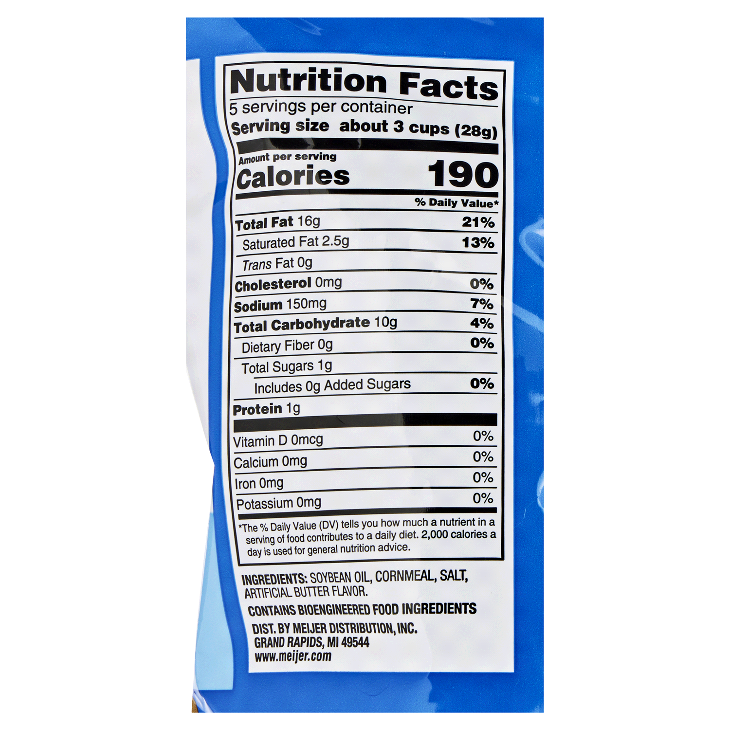 slide 2 of 2, Meijer Butter Puffcorn - 5 oz, 5 oz