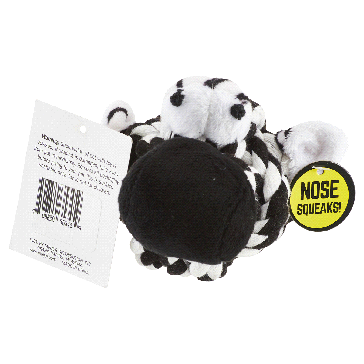 slide 2 of 2, Meijer Safari Rope Head Dog Toy, Assorted Colors and Styles, 1 ct