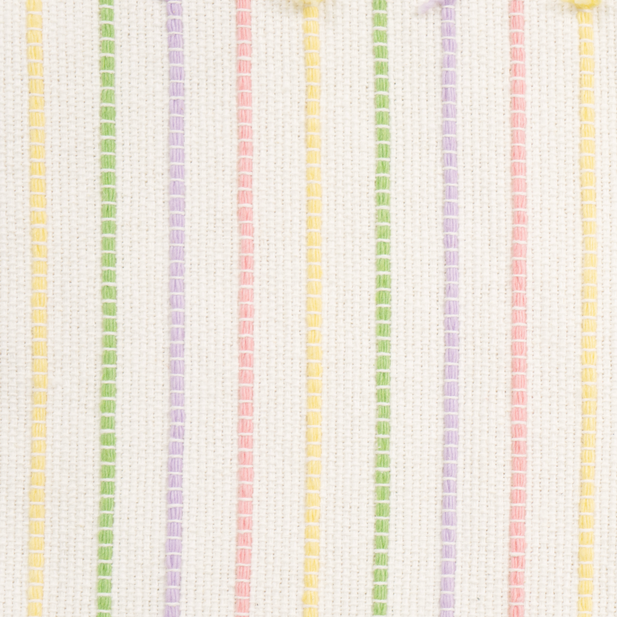 slide 2 of 2, Room & Retreat Seasonal Tassle Stripe Easter Multi Purple 2pk Placemat, 13 in x 19 in, 2 ct