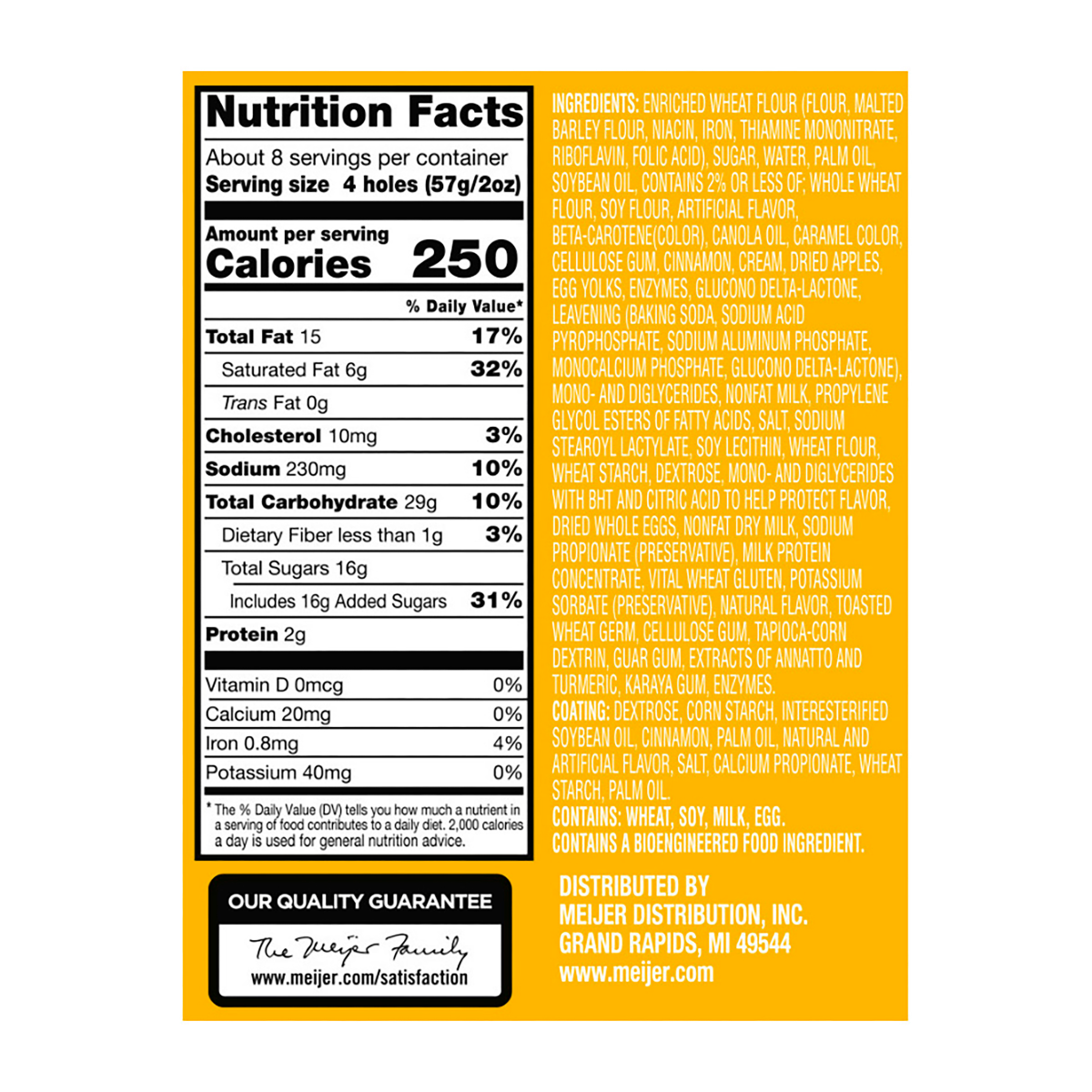 slide 4 of 4, Fresh from Meijer Donut Holes Apple Cider, 16 oz