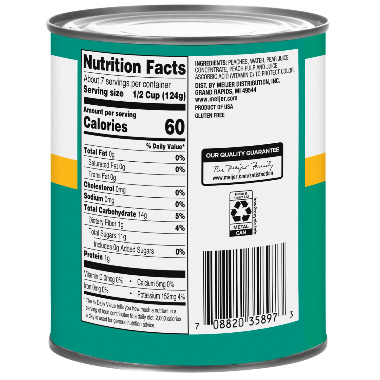 slide 2 of 2, Meijer Sliced Peaches Natl Jc - 29 oz, 29 oz