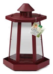 Meijer Presedential Red Lantern Metal Feeder