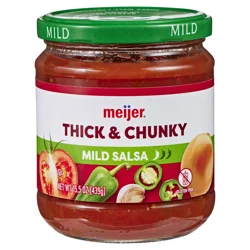 Meijer Mild, Thick & Chunky Salsa