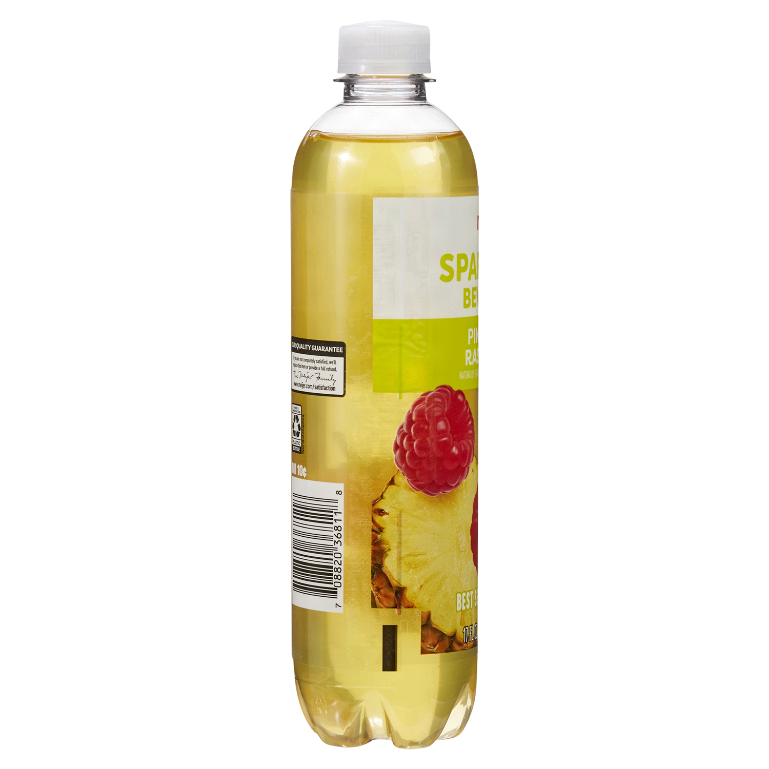 slide 2 of 5, Meijer Pineapple Raspberry Sparkling Beverage - 17 oz, 17 oz
