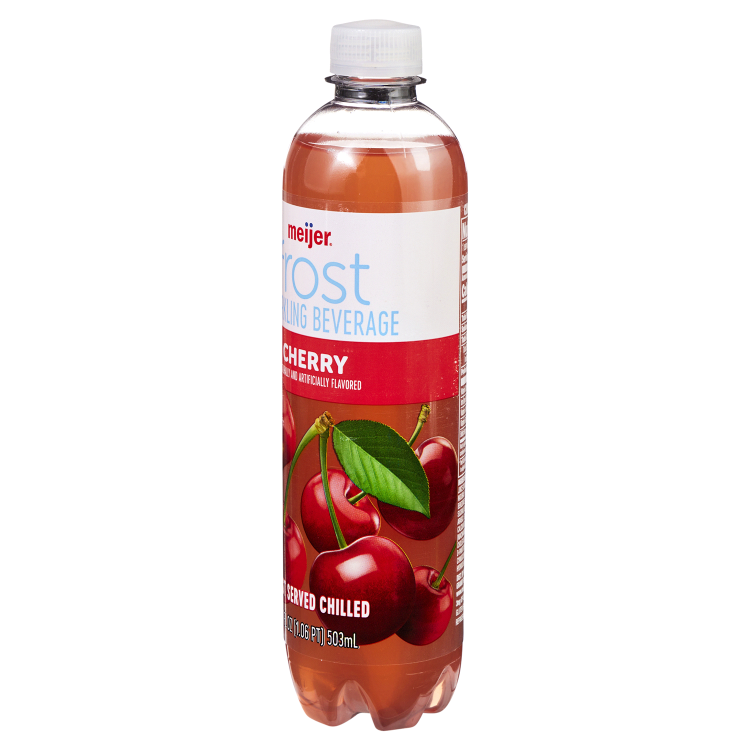 slide 4 of 5, Meijer Cherry Frost Sparkling Beverage - 17 oz, 17 oz