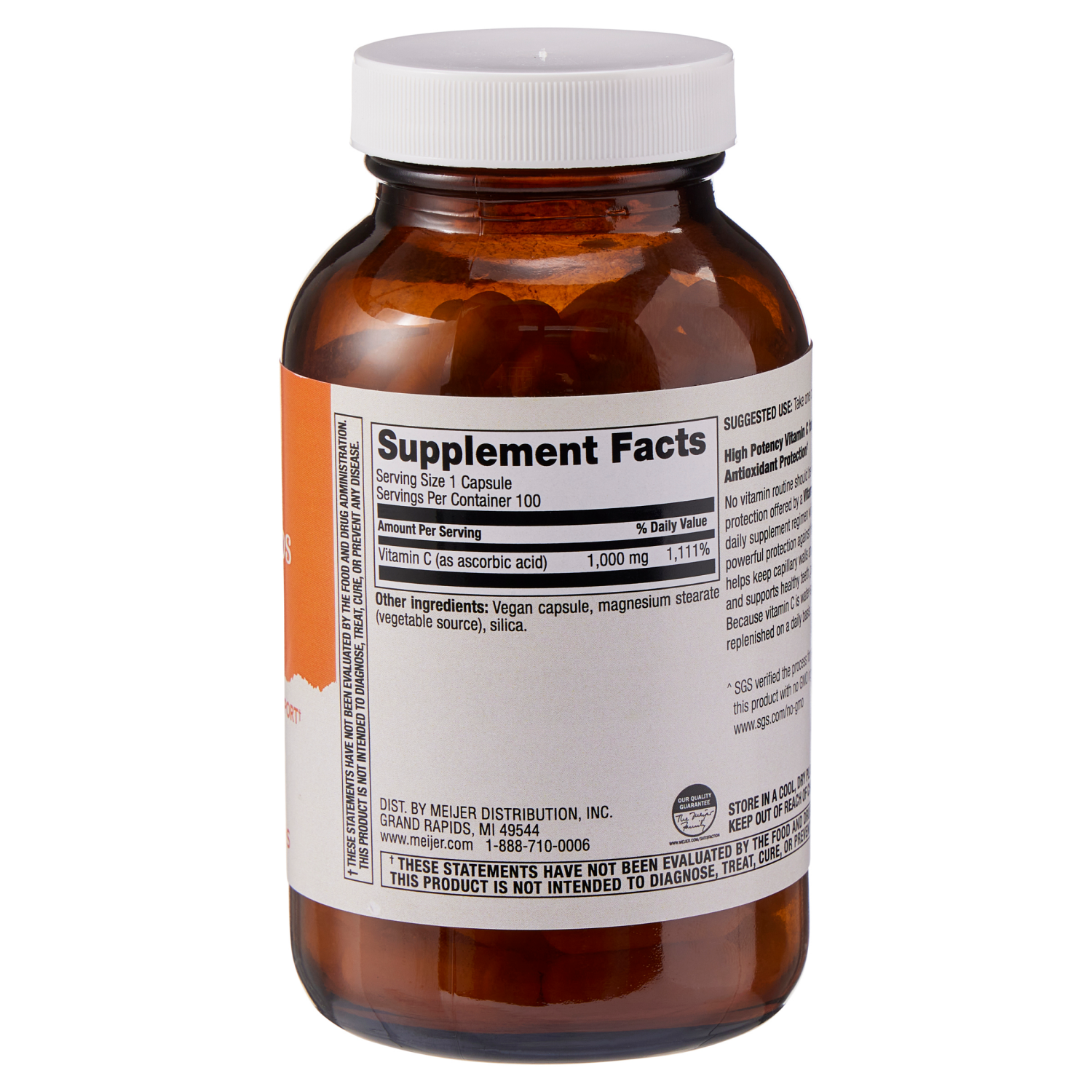 slide 2 of 2, True Goodness Vitamin C Capsule, 100 ct; 1000 mg