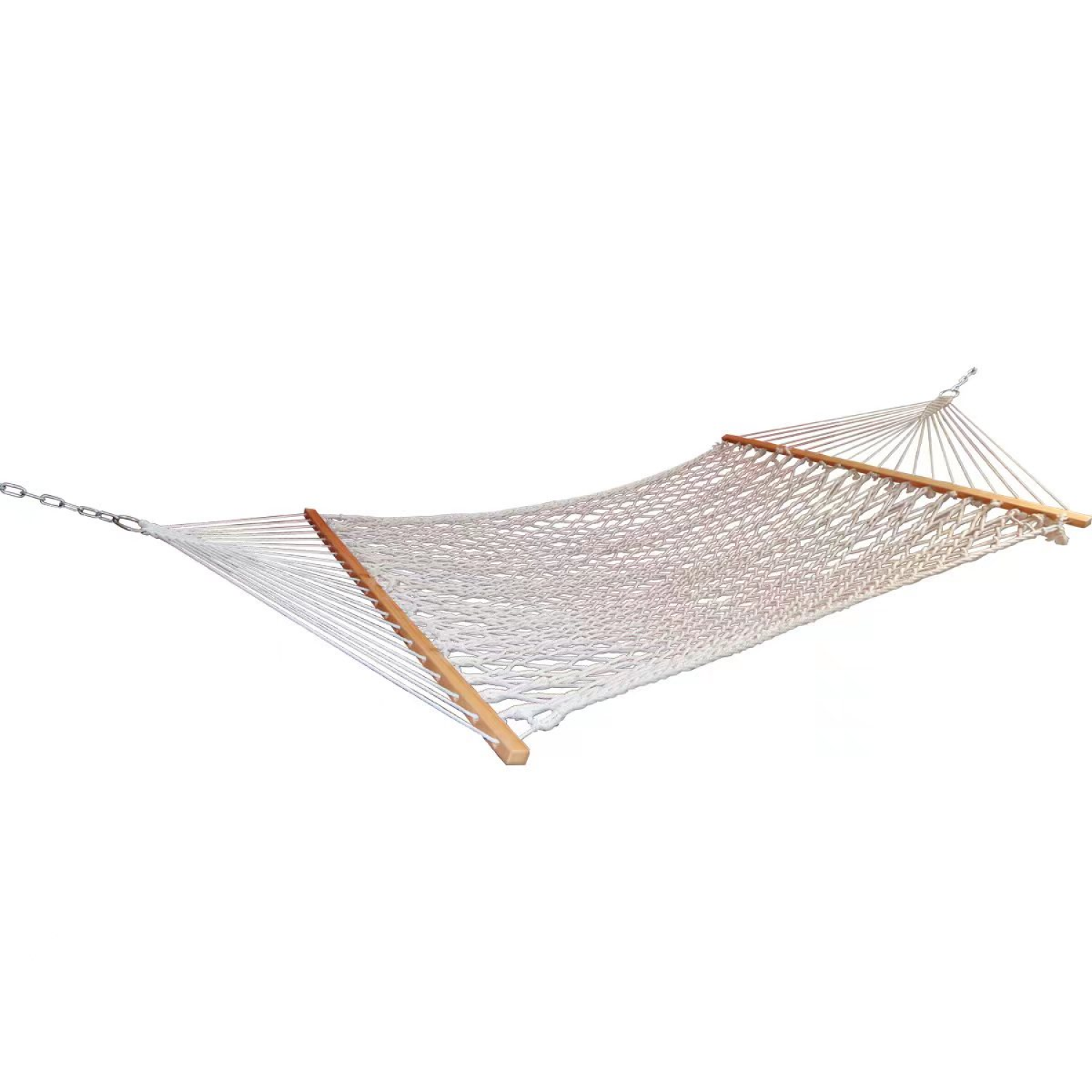 slide 6 of 8, ROOM & RETREAT RR ROPE COTTON HAMMOCK 59W, l165 in