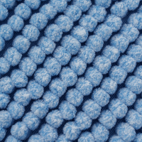 slide 7 of 9, Havenstay 2Pk Chenille Bath Mats Allure Blue, 2 ct