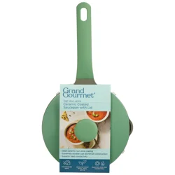 Grand Gourmet Gg Ceramic Saucepan W Lid 2qt Green