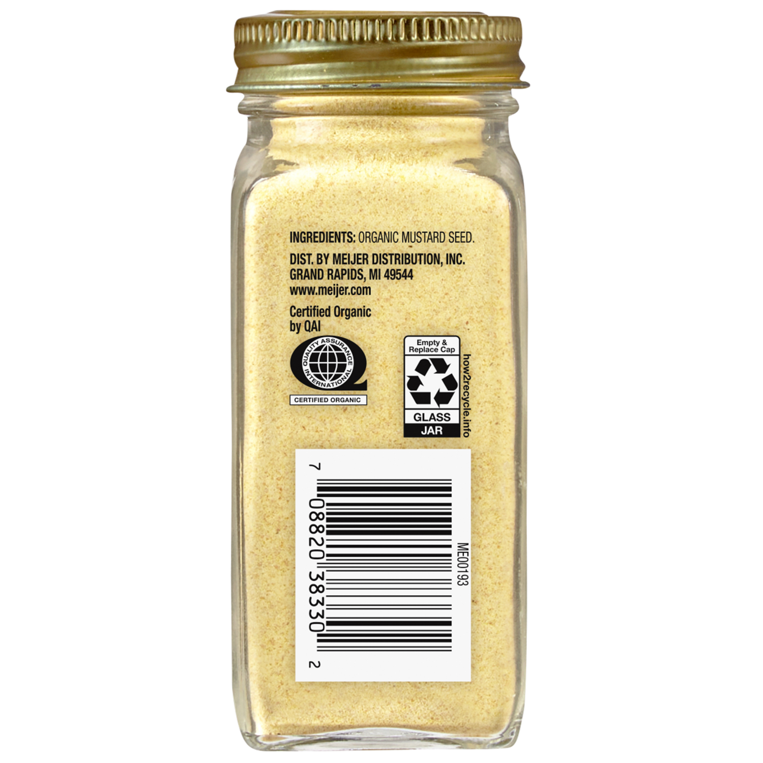 slide 2 of 2, True Goodness Organic Ground Mustard 1.83 oz, 1.83 oz