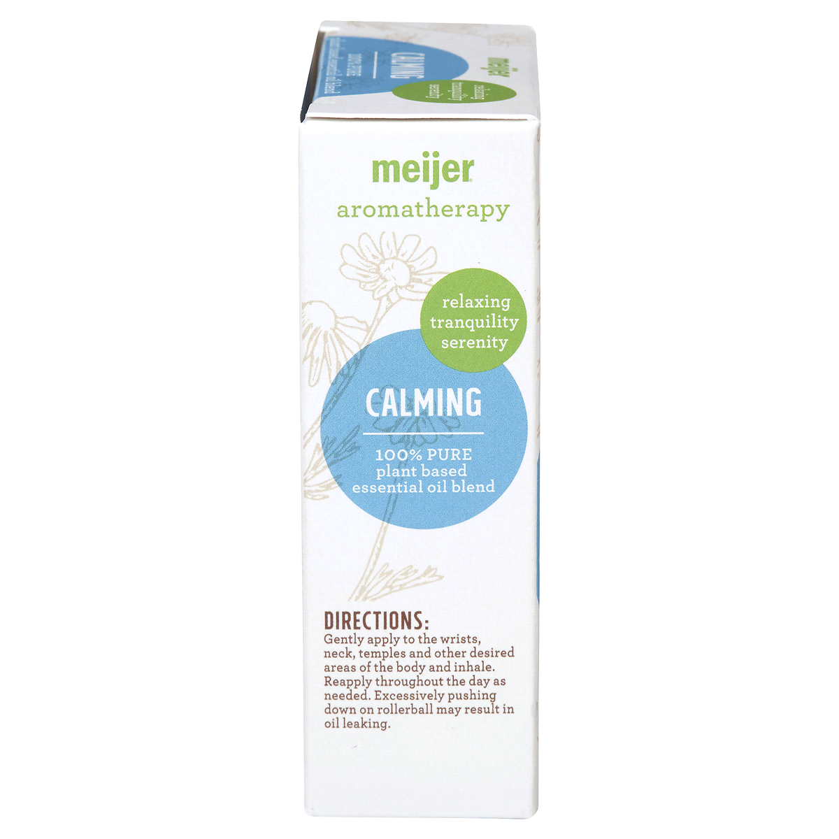 slide 4 of 4, Meijer Aromatherapy Roll-On Essential Oil Blend, Calming, 10 ml