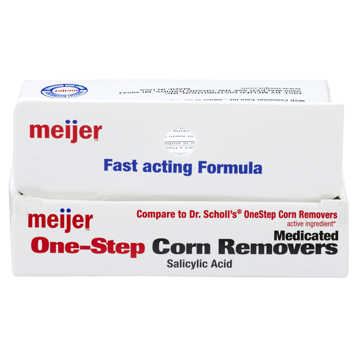 slide 7 of 8, Meijer One-Step Corn Removers, Medicated, 6 ct