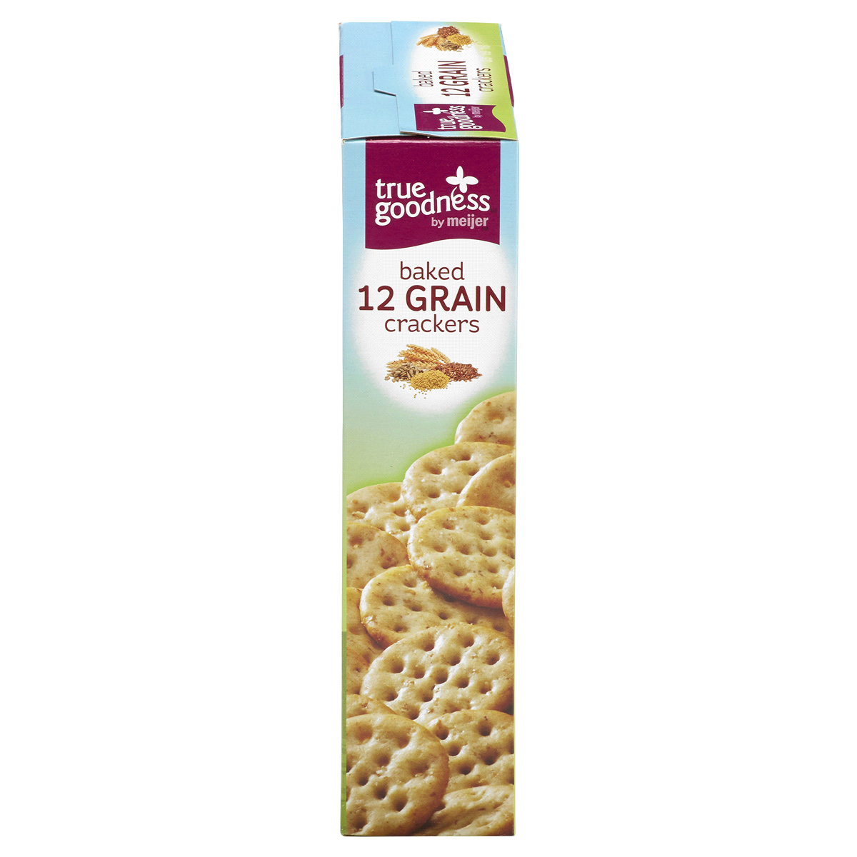 slide 3 of 8, True Goodness 12 Grain Crackers, 10 oz