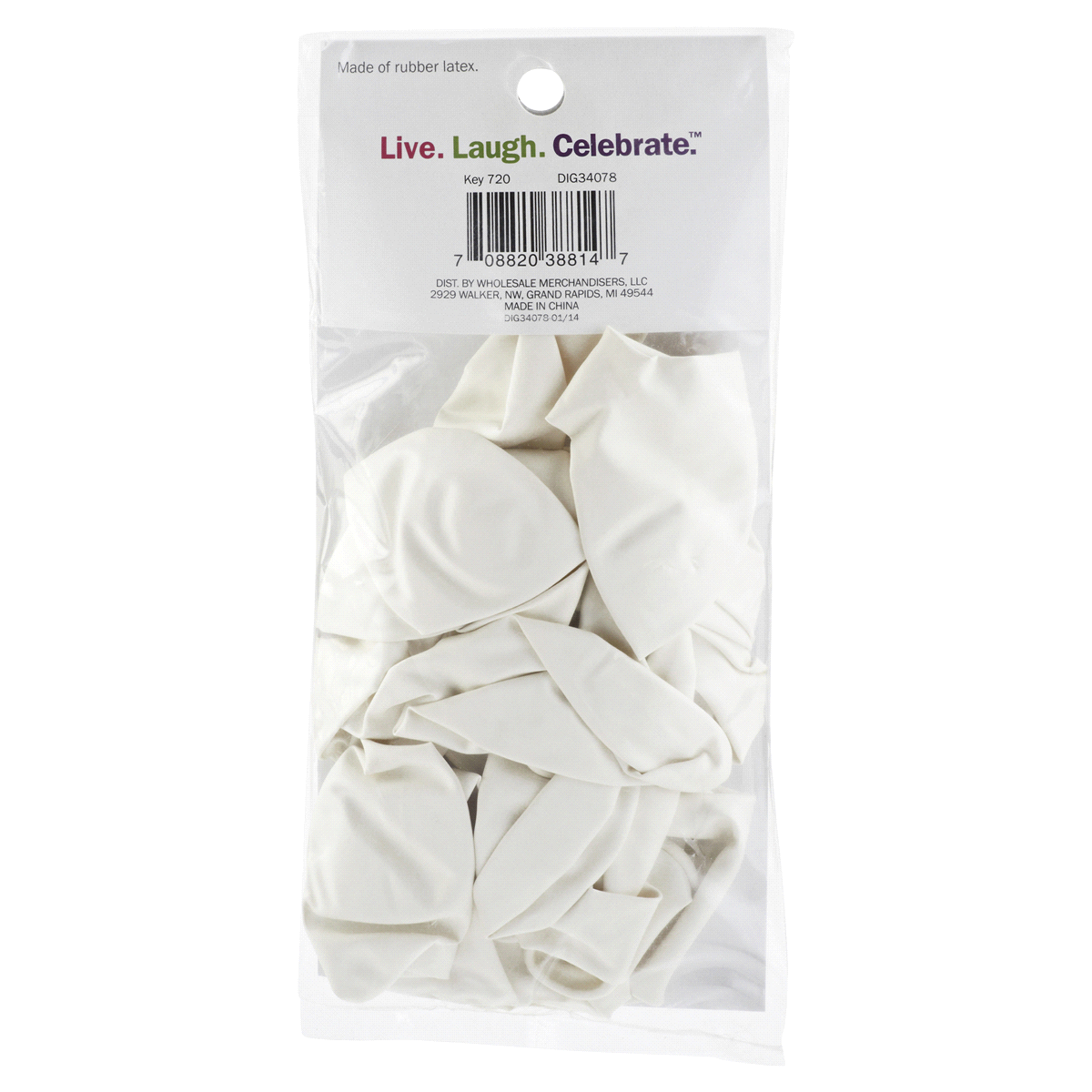 Meijer Balloons, White 20 ct Shipt