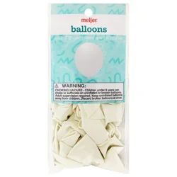 Meijer Balloons, White