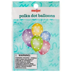 Meijer Balloons, Polka Dots