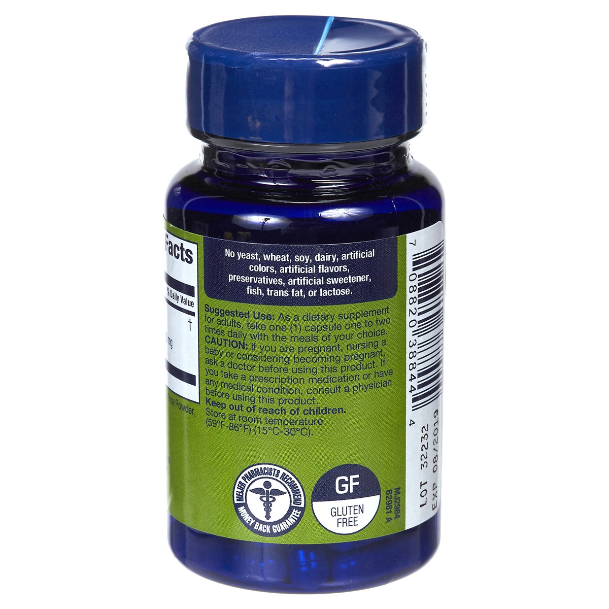 slide 3 of 3, Meijer Wellness Meijer Bilberry Extract Herbal Supplement Capsule, 1200mg, 60 ct