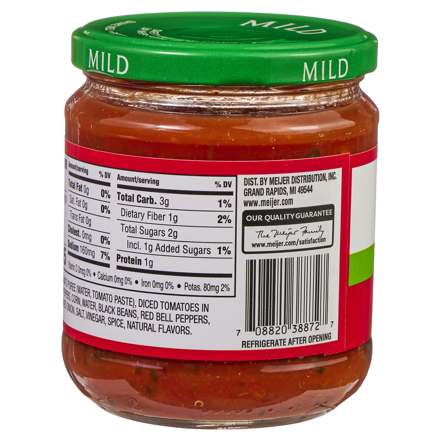 slide 4 of 5, Meijer Mild Black Bean & Corn Salsa, 15.5 oz