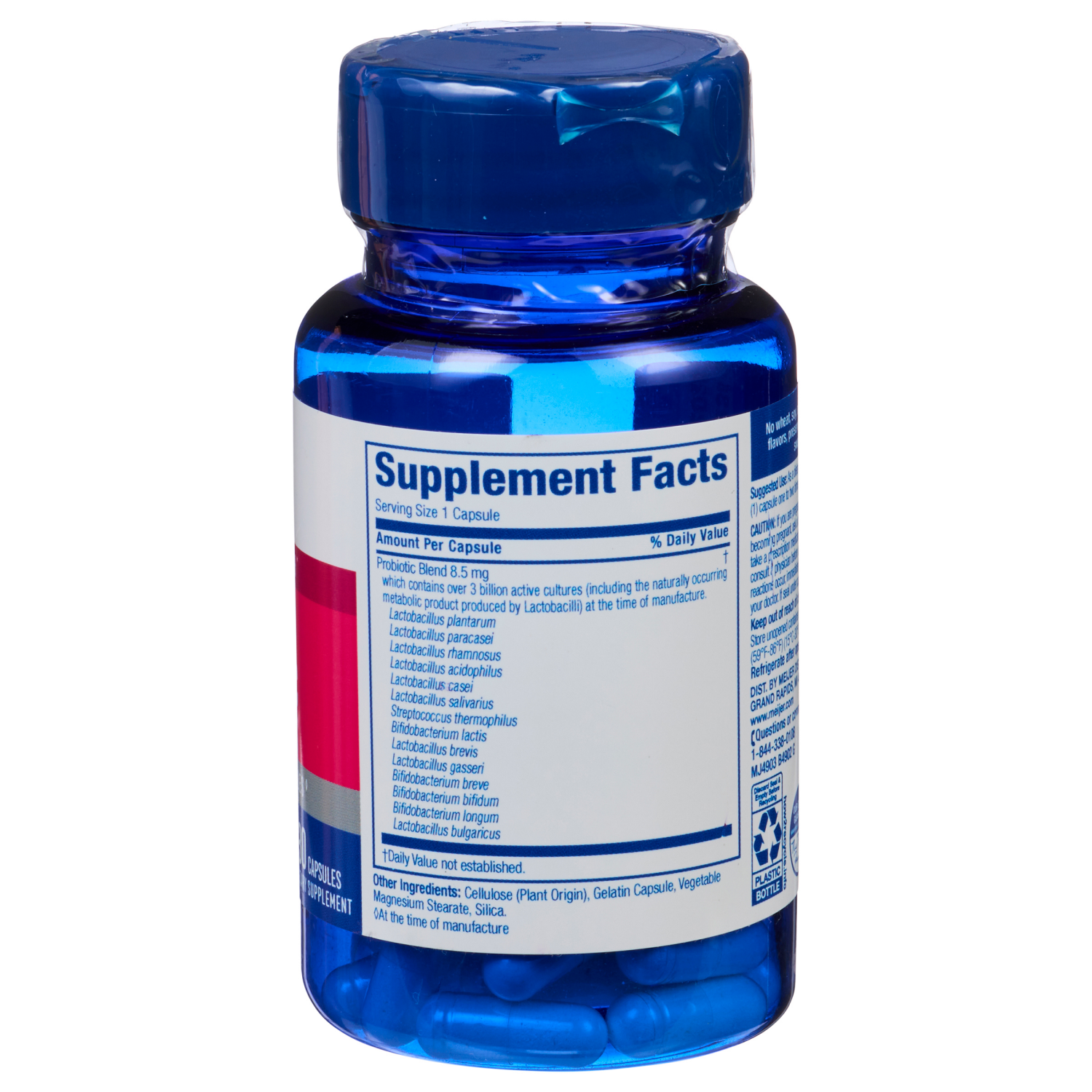 slide 3 of 3, MEIJER WELLNESS Meijer Women's Probiotic 3 Billion Active Cultures, 30 ct