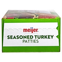 slide 27 of 29, Meijer Seasoned Turkey Patties, 8 ct