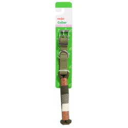 Dog Collar Braiding Adjustable Green, Sm