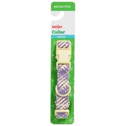 Meijer Dog Collar Adjustable Purple, Md