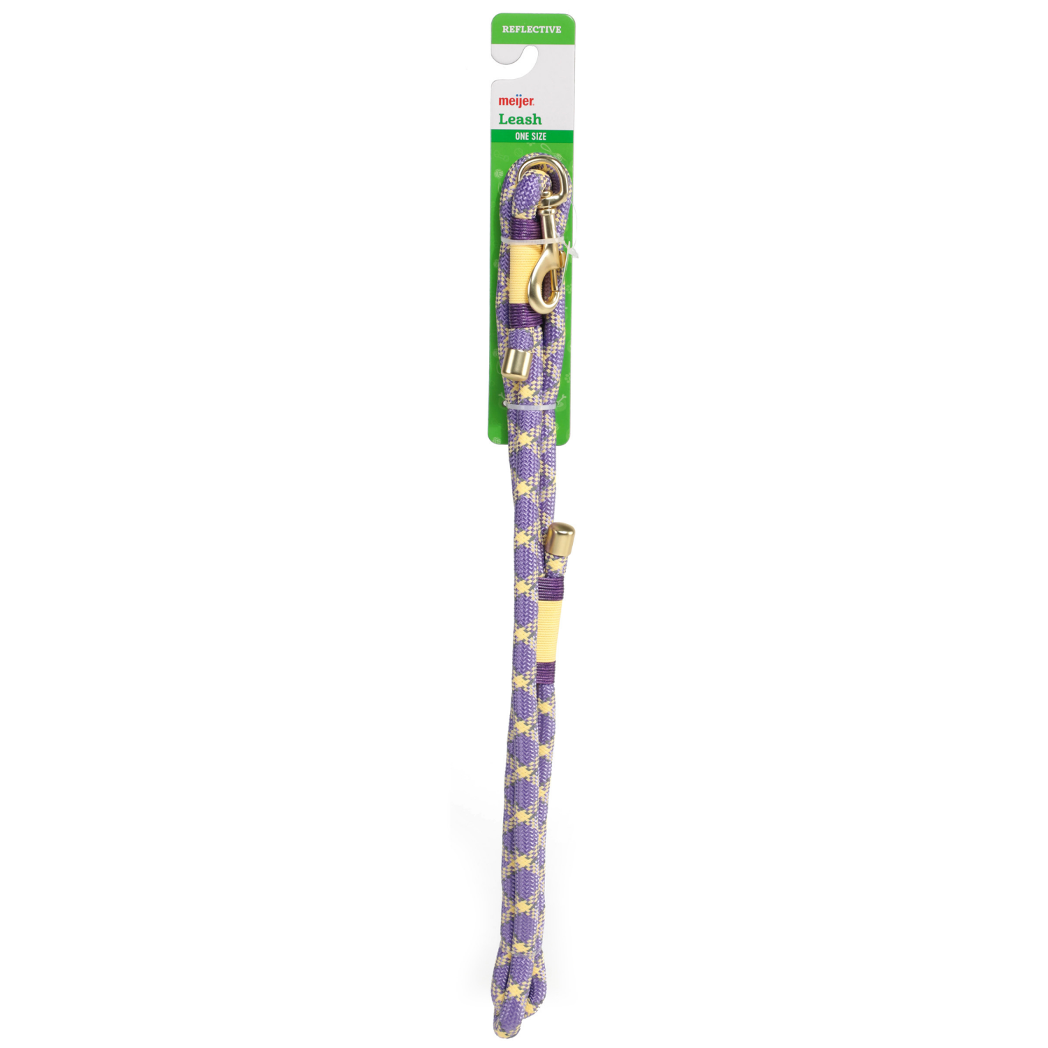 slide 1 of 2, Dog Leash Purple, Lg, LG