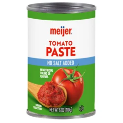Meijer No Salt Added Tomato Paste, 6 oz