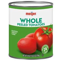 Meijer Low Sodium Whole Peeled Tomatoes, 28 Oz