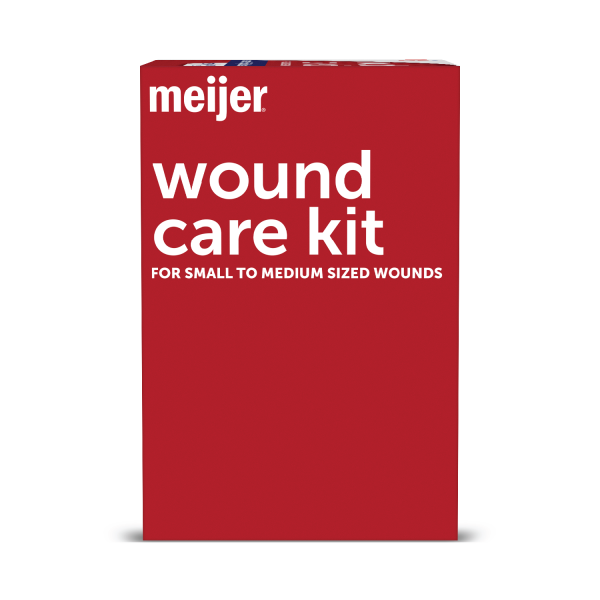 slide 2 of 13, Meijer Wound Care Kit, Small to Medium, Value Pack, 25 Items, 25 CX