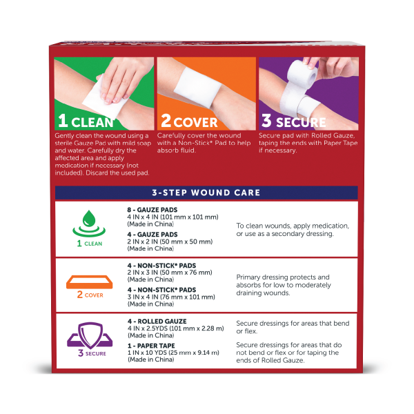 slide 3 of 13, Meijer Wound Care Kit, Small to Medium, Value Pack, 25 Items, 25 CX