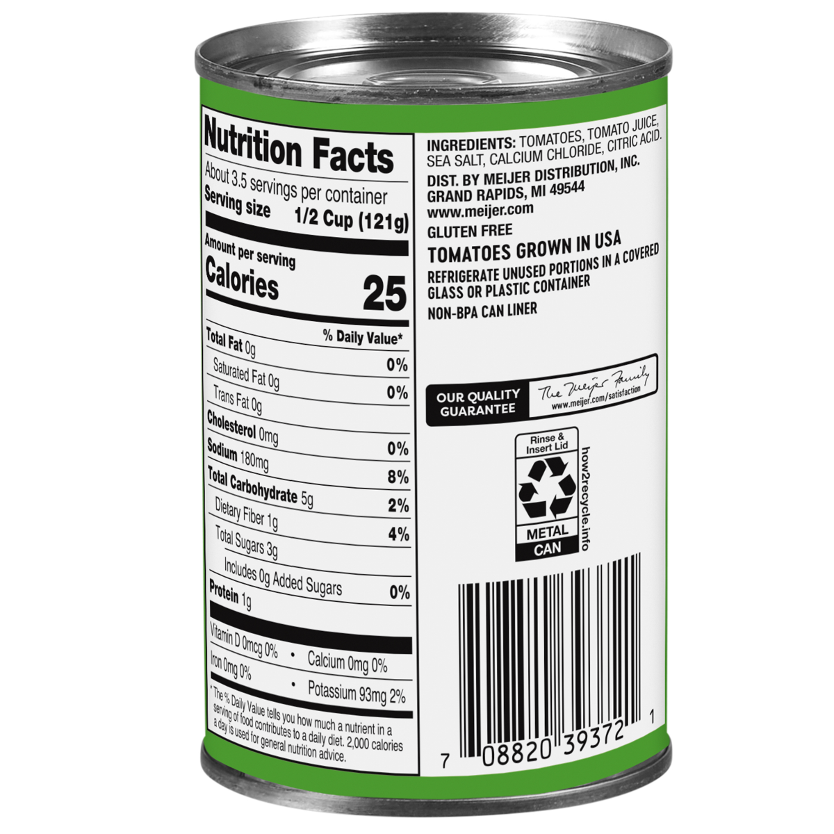 slide 2 of 2, Meijer Diced Tomatoes - 14.5 oz, 14.5 oz