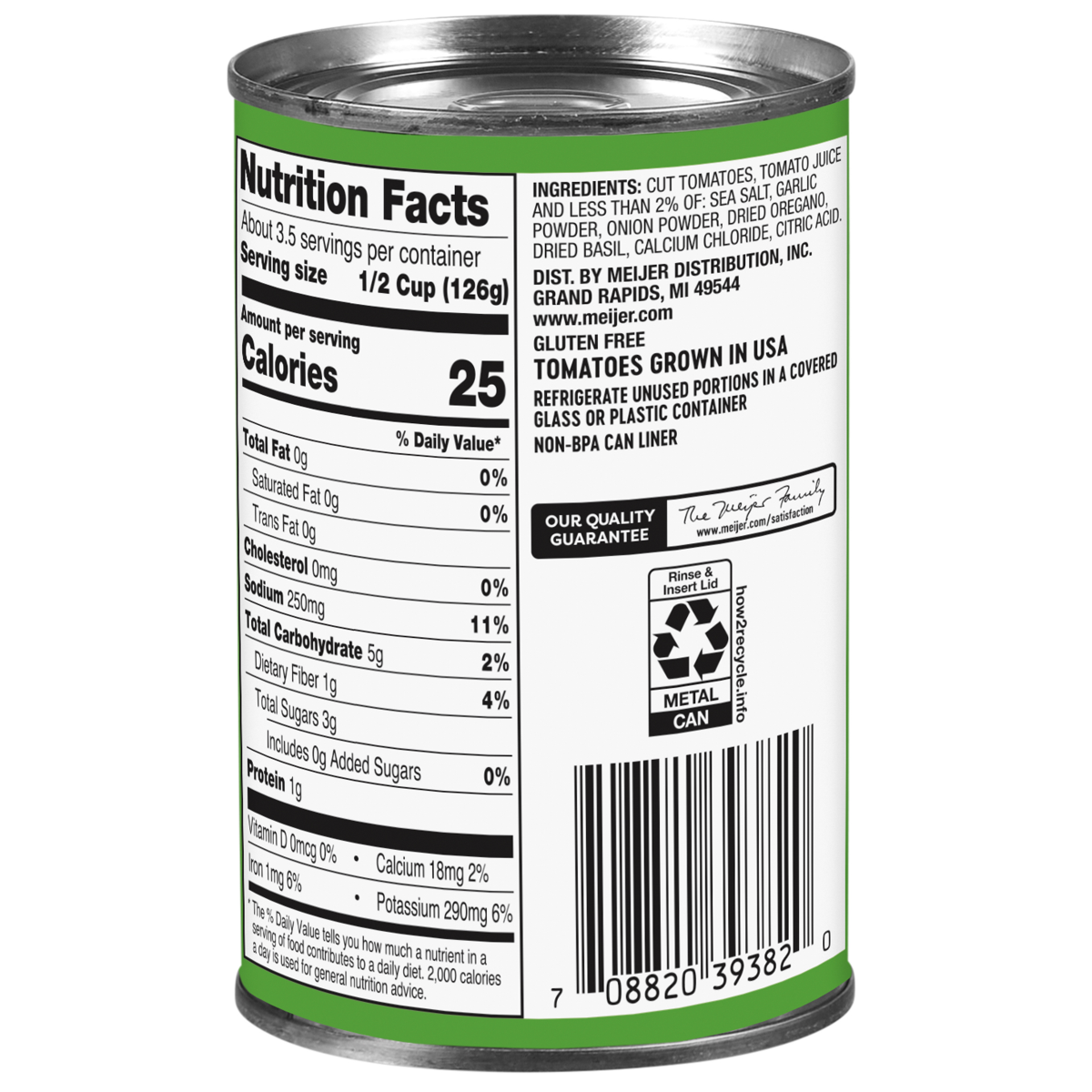 slide 2 of 2, Meijer Italian Style Diced Tomatoes, 14.5 oz, 14.5 oz