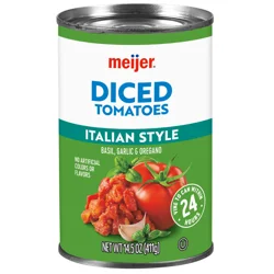 Meijer Italian Style Diced Tomatoes, 14.5 oz