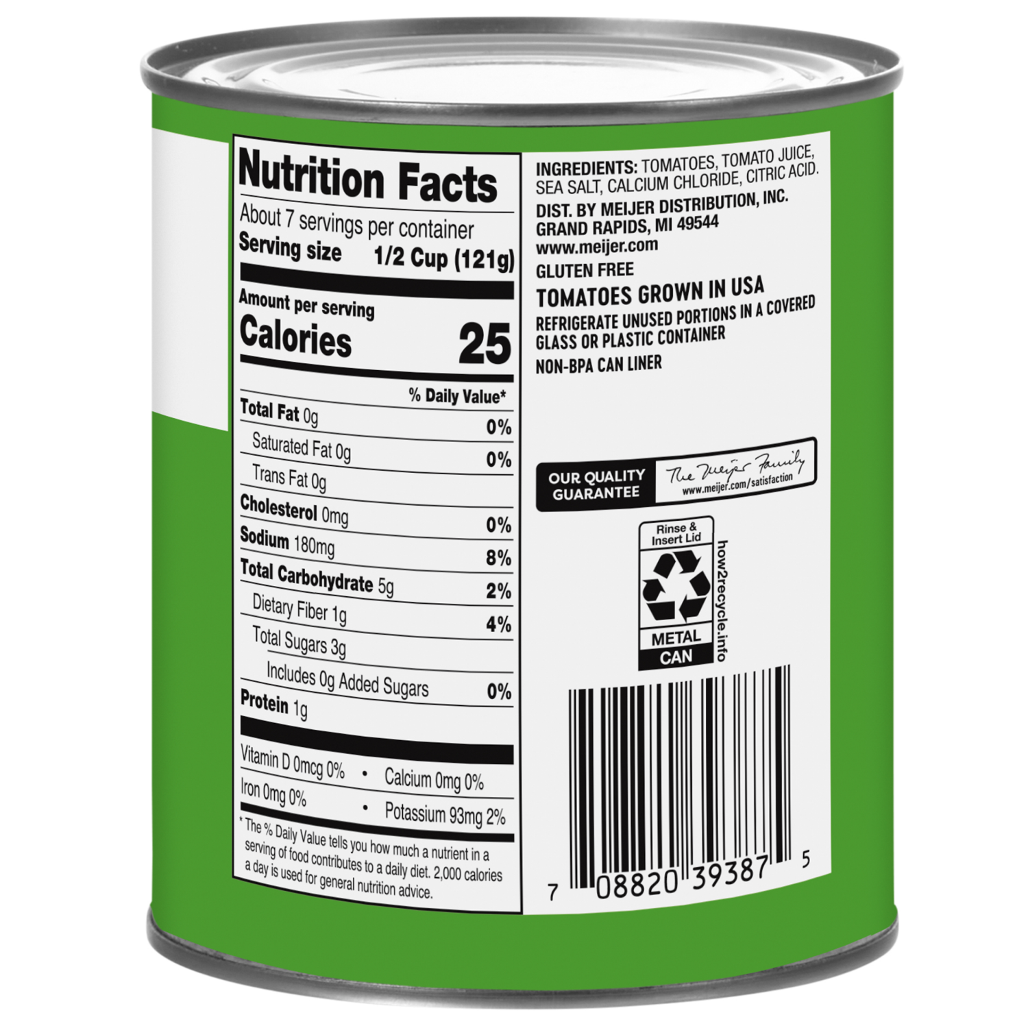 slide 2 of 2, Meijer Diced Petite Tomatoes, 28 oz