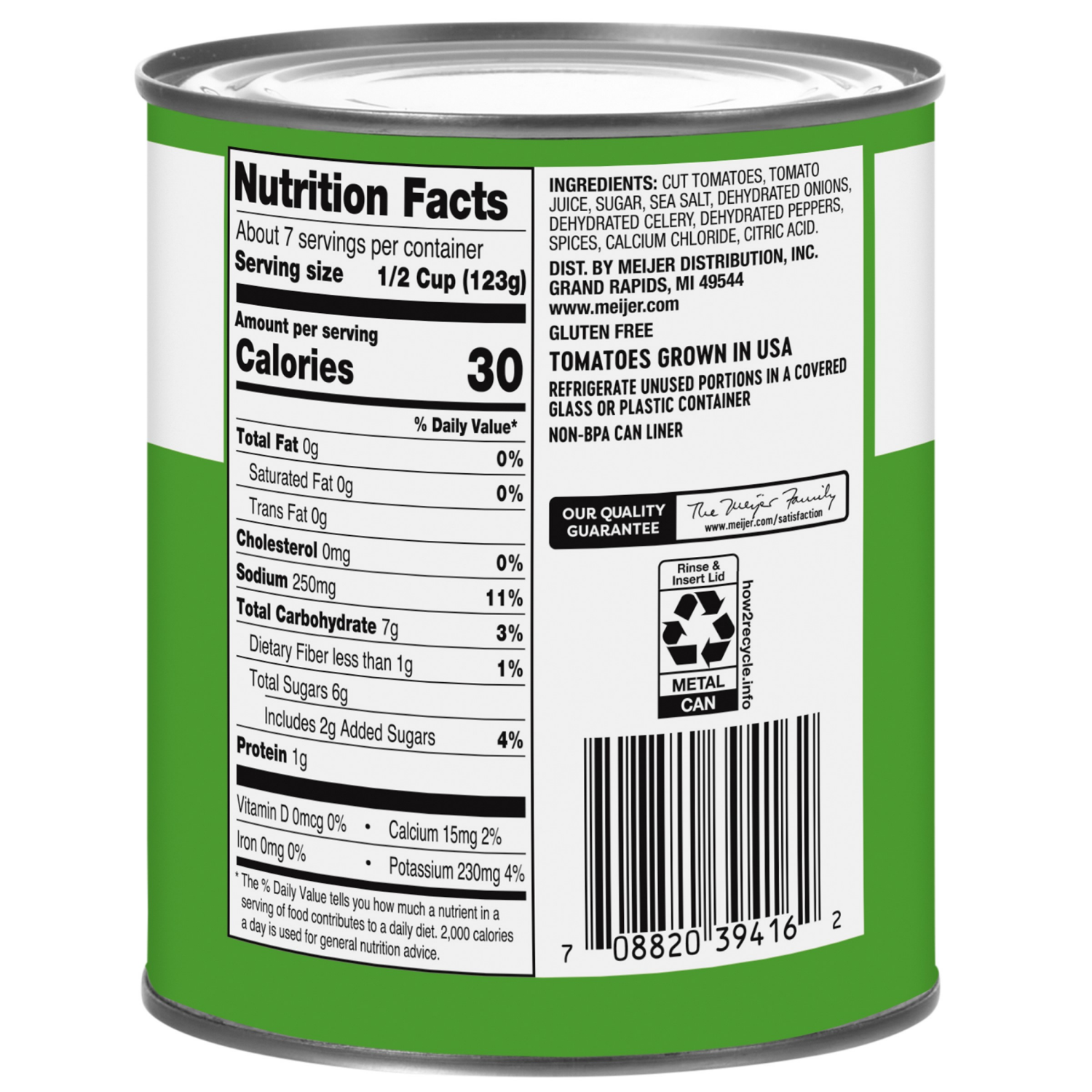 slide 2 of 2, Meijer Sliced Stewed Tomatoes, 28 oz