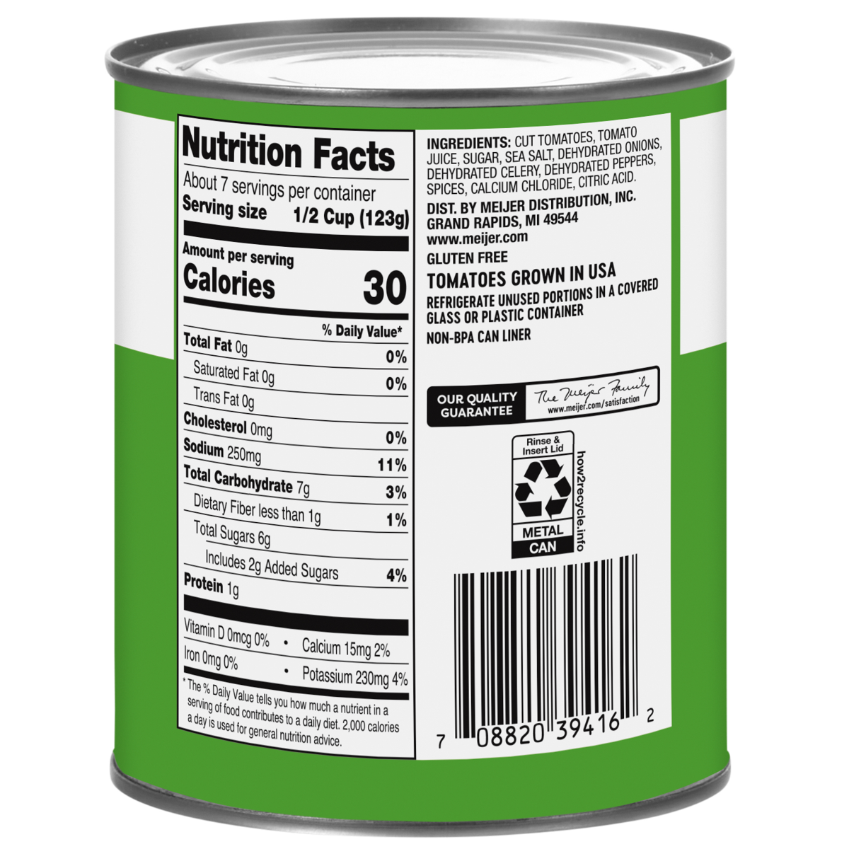 slide 2 of 2, Meijer Sliced Stewed Tomatoes, 28 oz