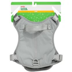 Meijer Dog Cooling Harness Greyish-Green, Lg