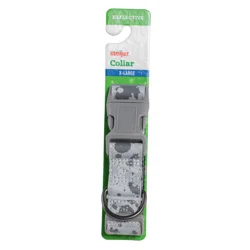 Dog Collar Splatter Print Grey, Xl