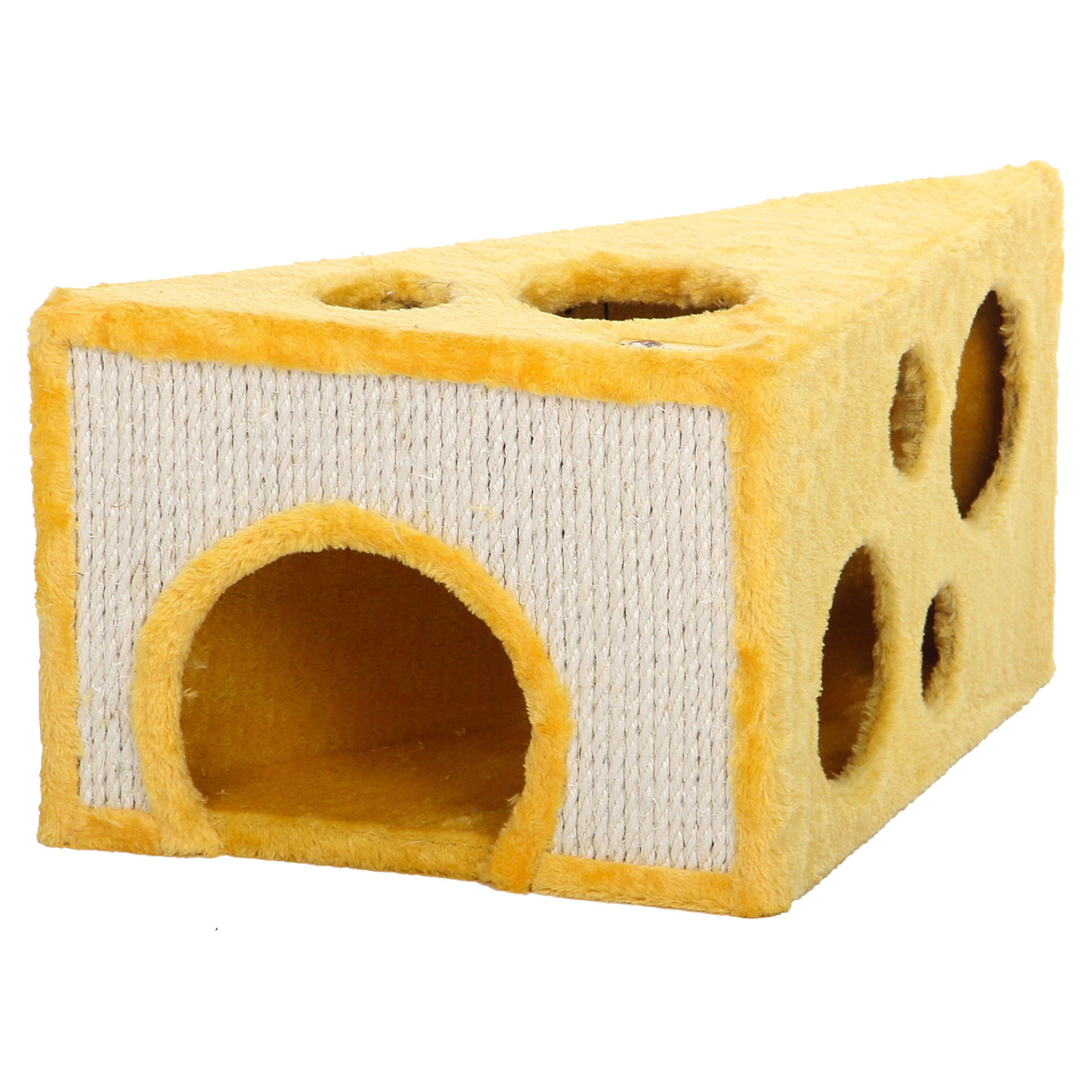 slide 1 of 1, Meijer Cat Scratcher Cheese Wedge, 17 in, 1 ct