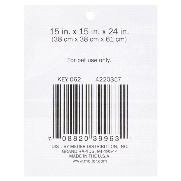 slide 4 of 5, Meijer Kitty Condo With Perch, 14 in, 1 EA      