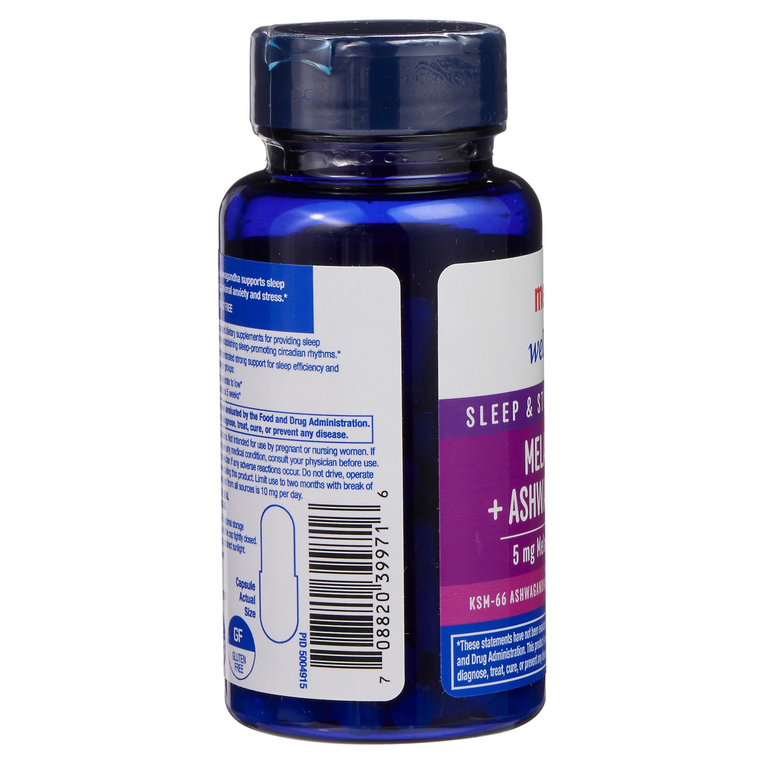 slide 2 of 5, MEIJER WELLNESS Meijer Melatonin + Ashwagandha/Ksm-66, 60 ct